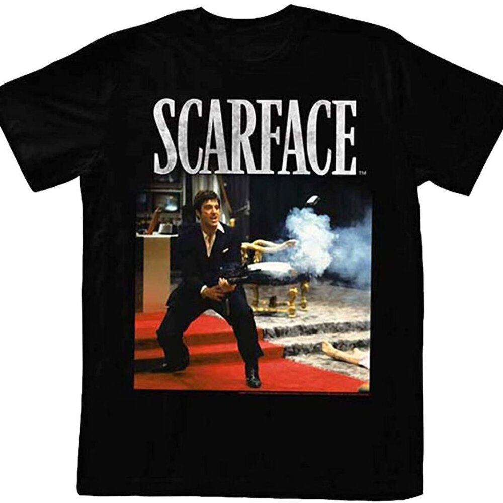 Scarface Say Hello To My Lil Friend T-shirt - Picture 1 of 3